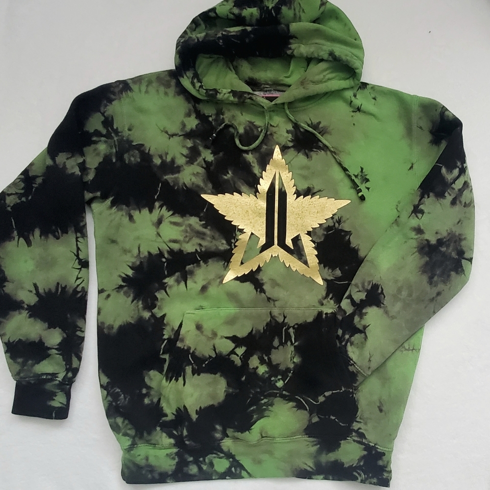 Jeffree Star 420 Tie Dye Gold Leaf Limited Edition Hoodie